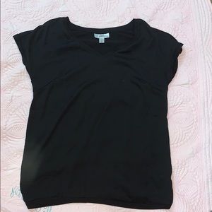 Black maternity shirt